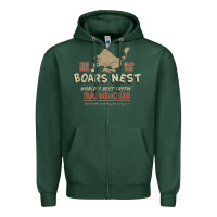 Sports Green the boars nest Zipper Hoodie - tuanDangUi