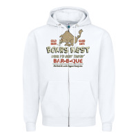 White the boars nest Zipper Hoodie - tuanDangUi