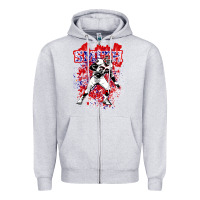 Heather Grey bruce smith Zipper Hoodie - tuanDangUi