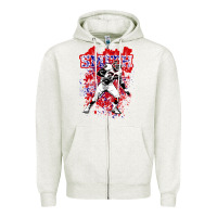 Oatmeal Heather bruce smith Zipper Hoodie - tuanDangUi