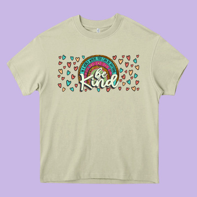Be Kind Heavy Core Tee Designed By Jahusdesignshop