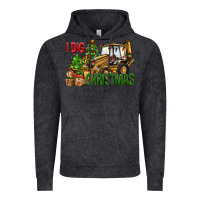Vintage Black I dig Christmas Vintage Hoodie - NancyCooperArtShop