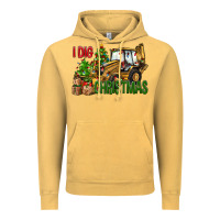 Vintage Mustard I dig Christmas Vintage Hoodie - NancyCooperArtShop