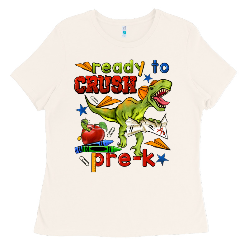 Ready To Crush Pre K Ladies Tee by BundleAndBundleShop | Teevron