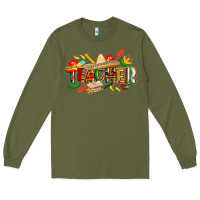 Army Green cinco de mayo teacher Long Sleeve Tee - CowGirlArtShop