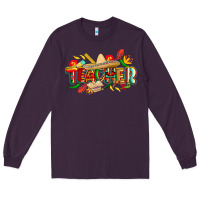 Plum cinco de mayo teacher Long Sleeve Tee - CowGirlArtShop