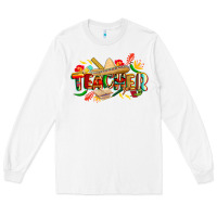 White cinco de mayo teacher Long Sleeve Tee - CowGirlArtShop