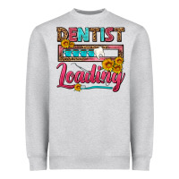 Heather Grey Dentist Loading With Coffee Mug Heavyweight Sweatshirt - FaDigitalArtStudio