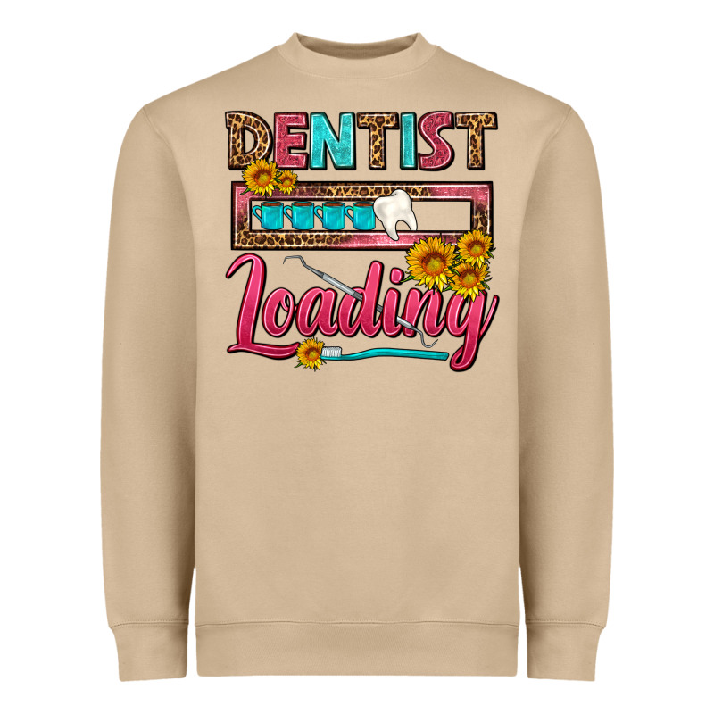 Dentist Loading With Coffee Mug Heavyweight Sweatshirt by FaDigitalArtStudio | Teevron