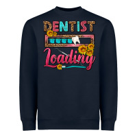 Navy Dentist Loading With Coffee Mug Heavyweight Sweatshirt - FaDigitalArtStudio