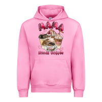 Fuchsia Pink mama needs coffee Urban Hoodie - BarkalooDesign