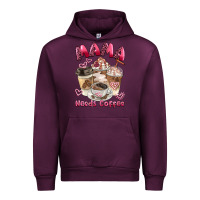 Mauve Wine mama needs coffee Urban Hoodie - BarkalooDesign