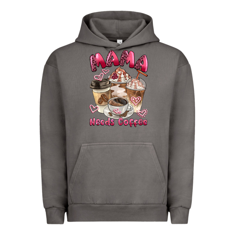 Mama Needs Coffee Urban Hoodie by BarkalooDesign | Teevron