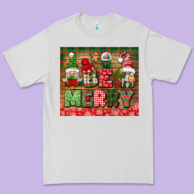 Be Merry Tumbler Premium Tee Designed By Bundleandbundleshop