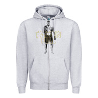 Heather Grey paid in full   dustin poirier (variant) Zipper Hoodie - tuanDangUi