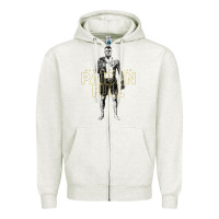 Oatmeal Heather paid in full   dustin poirier (variant) Zipper Hoodie - tuanDangUi