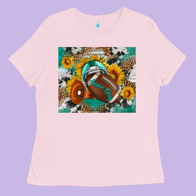 Game Day Mouse Pad Ladies Tee Designed By Bundleandbundleshop