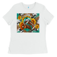 White game day mouse pad Ladies Tee - BundleAndBundleShop