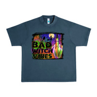 Midnight Navy bad witch vibes Urban Heavy Tee - JahusDesignShop