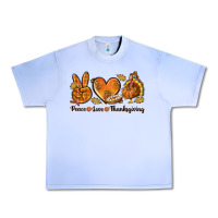 Grape Ice Peace Love Thanksgiving Urban Heavy Tee - texasbilliewilder