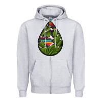 Heather Grey mexican teardrop  5 Zipper Hoodie - BundleAndBundleShop