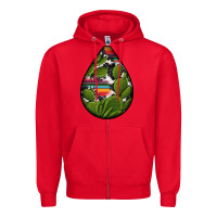 Red mexican teardrop  5 Zipper Hoodie - BundleAndBundleShop