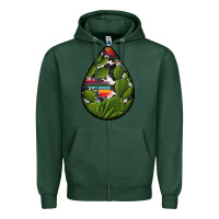 Sports Green mexican teardrop  5 Zipper Hoodie - BundleAndBundleShop