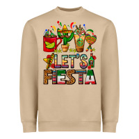 Let's Fiesta Mexico Coffee Cups With Cactus Heavyweight Sweatshirt | Teevron