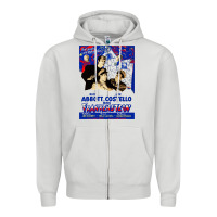 Dove Grey abbott and costello meet frankenstein (1948)   artwork Zipper Hoodie - tuanDangUi