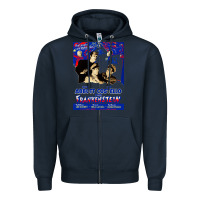 Navy abbott and costello meet frankenstein (1948)   artwork Zipper Hoodie - tuanDangUi