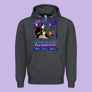 Abbott And Costello Meet Frankenstein (1948)   Artwork Zipper Hoodie Designed By Tuandangui