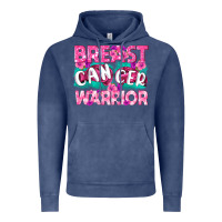 Vintage Denim Breast Cancer Warrior Vintage Hoodie - texasbilliewilder