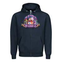 Navy freddy fazbear’s mega pizzaplex Zipper Hoodie - tuanDangUi