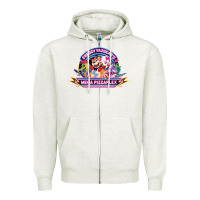 Oatmeal Heather freddy fazbear’s mega pizzaplex Zipper Hoodie - tuanDangUi