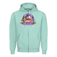 Seafoam freddy fazbear’s mega pizzaplex Zipper Hoodie - tuanDangUi