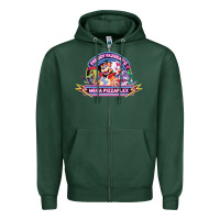 Sports Green freddy fazbear’s mega pizzaplex Zipper Hoodie - tuanDangUi