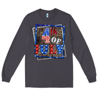 Smoke 4th of july Long Sleeve Tee - CowGirlArtShop