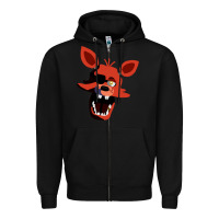 Black five nights at freddy's foxy Zipper Hoodie - tuanDangUi