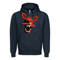Navy five nights at freddy's foxy Zipper Hoodie - tuanDangUi