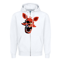 White five nights at freddy's foxy Zipper Hoodie - tuanDangUi