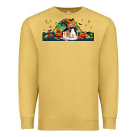 Antique Gold Halloween Guinea Pig Premium Sweatshirt - LillyAllenDesigns