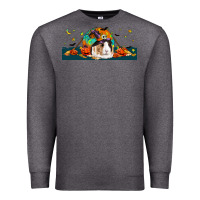 Charcoal Heather Halloween Guinea Pig Premium Sweatshirt - LillyAllenDesigns
