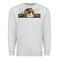 Dove Grey Halloween Guinea Pig Premium Sweatshirt - LillyAllenDesigns