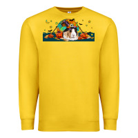 Lemon Halloween Guinea Pig Premium Sweatshirt - LillyAllenDesigns