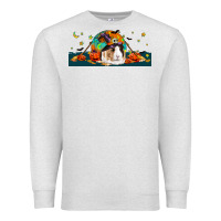 Oatmeal Heather Halloween Guinea Pig Premium Sweatshirt - LillyAllenDesigns