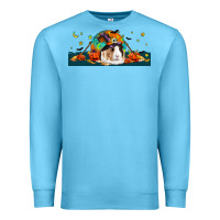 Ocean Blue Halloween Guinea Pig Premium Sweatshirt - LillyAllenDesigns