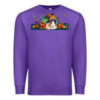 Purple Halloween Guinea Pig Premium Sweatshirt - LillyAllenDesigns