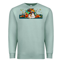 Seafoam Halloween Guinea Pig Premium Sweatshirt - LillyAllenDesigns