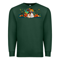 Sports Green Halloween Guinea Pig Premium Sweatshirt - LillyAllenDesigns