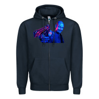 Navy mr inbetween  10 Zipper Hoodie - tuanDangUi